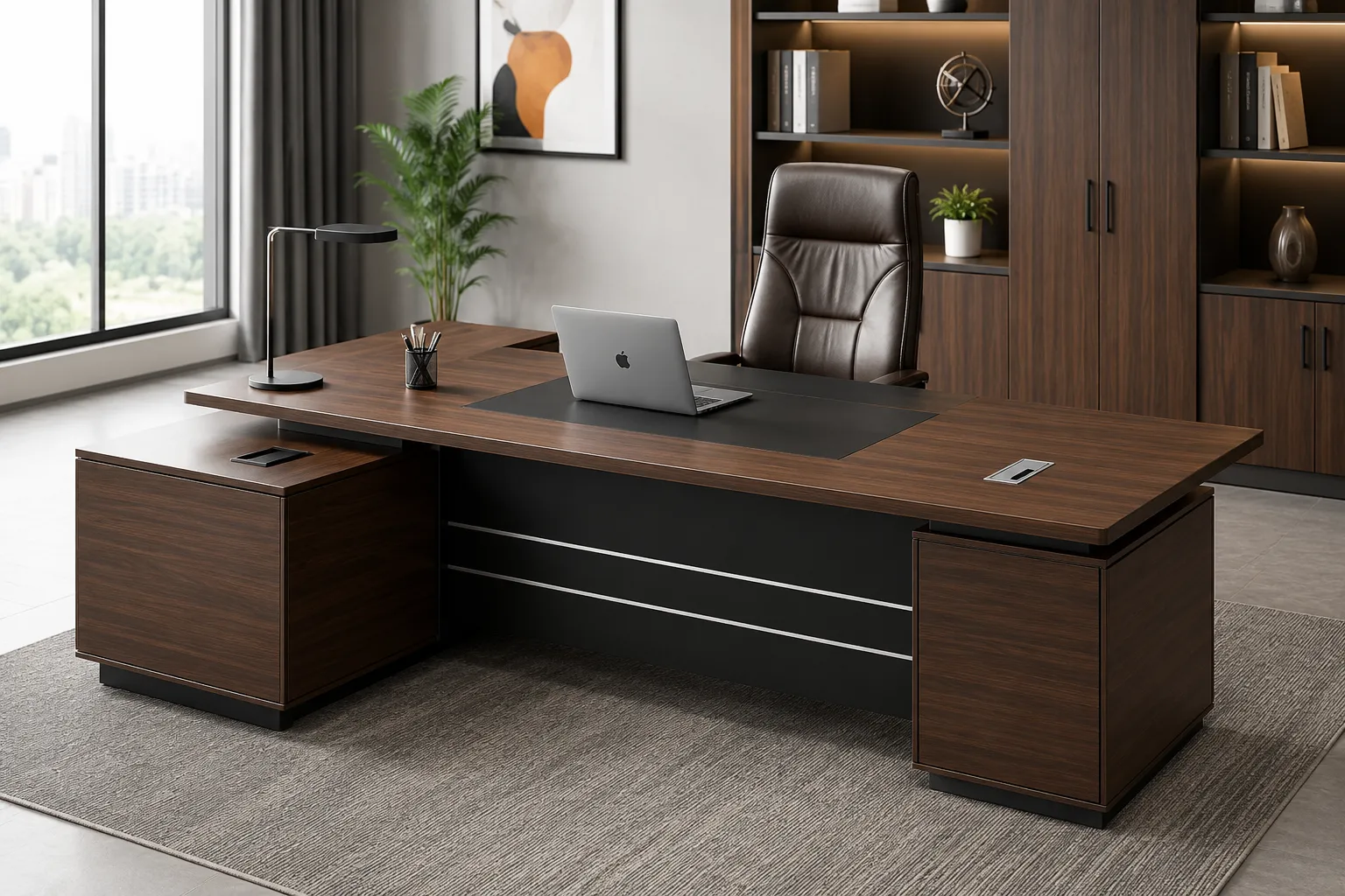 Modular Wooden Executive Desk Modular Wooden Executive Desk