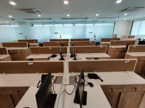 Plywood Modular Office Workstation Plywood Modular Office Workstation